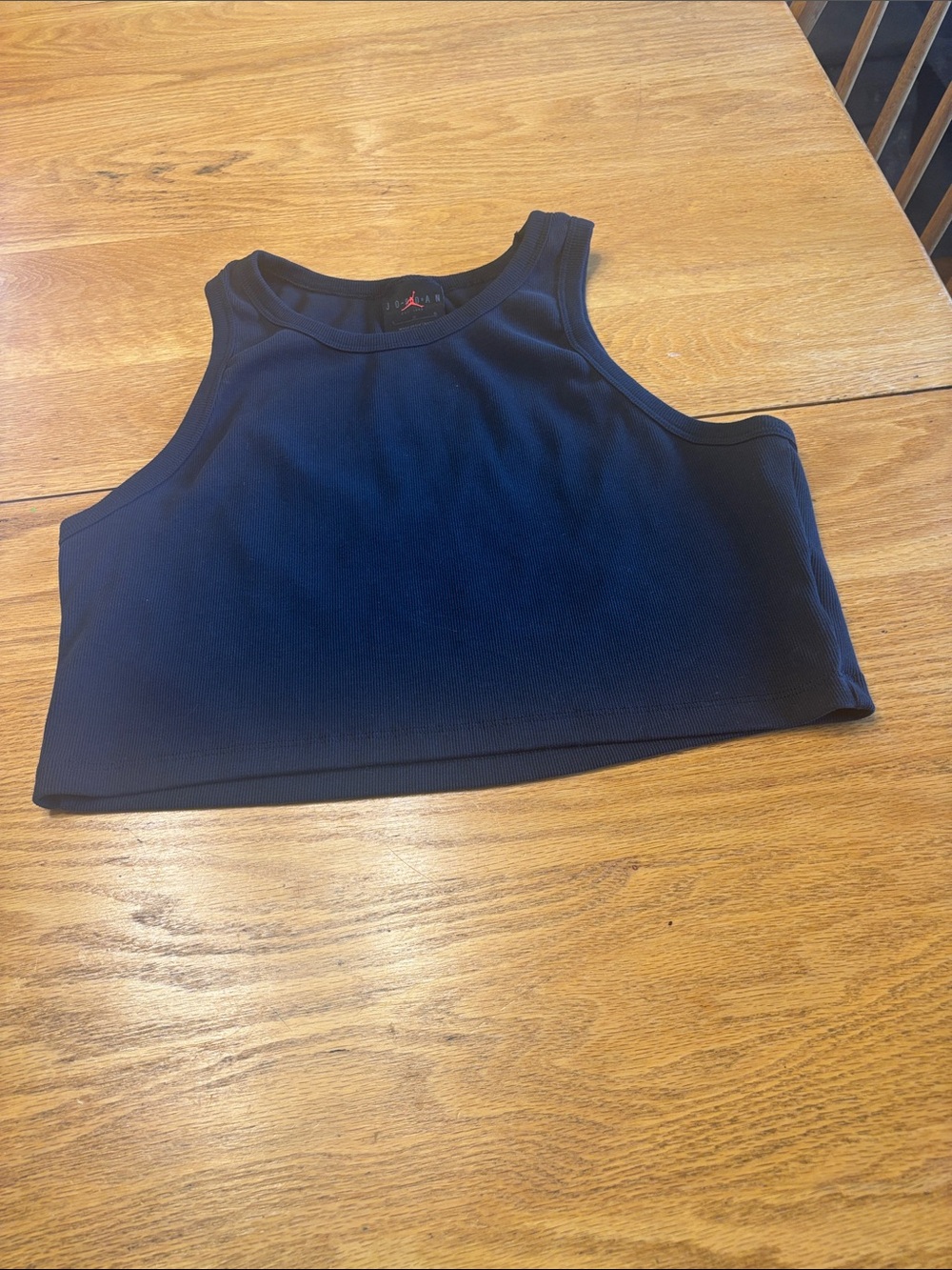 Jordan Medium White Cargo Track Joggers NWT with Jordan black crop top in large. - Picture 5 of 11